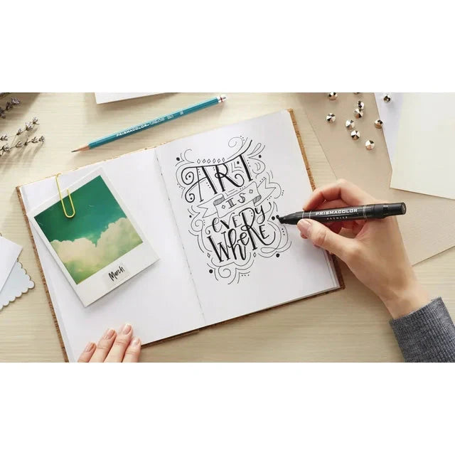 Prismacolor Premier Advanced Hand Lettering Set with Illustration Markers, Art Pens, Pencils, Eraser and Tips Pamphlet, 13 Count - Amado Deals - wholesale and distributors with free shipping in United States
