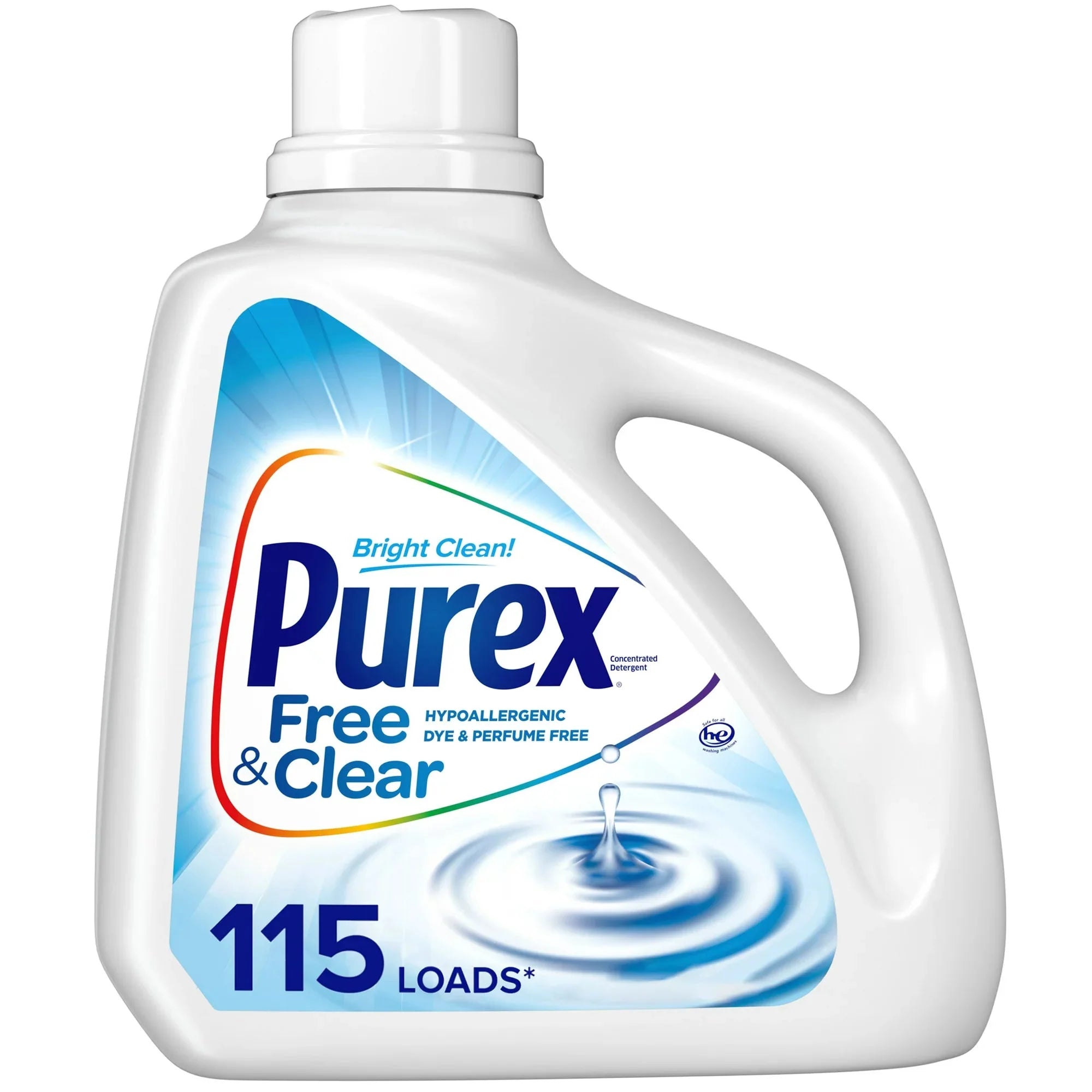 Purex Liquid Laundry Detergent, Free & Clear, 150 Fluid Ounces, 115 Loads - Amado Deals - wholesale and distributors with free shipping in United States