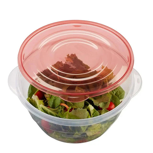 Rubbermaid TakeAlongs 15.7 Cup Round Food Storage Containers, Set of 2, Red - Amado Deals - wholesale and distributors with free shipping in United States