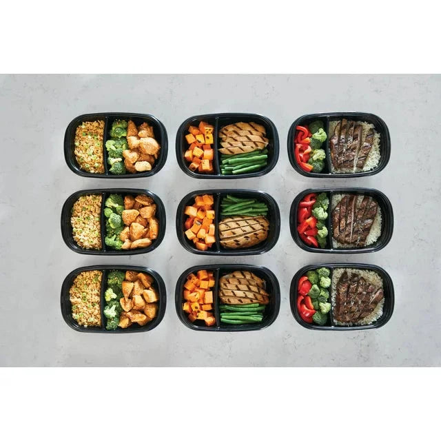 Rubbermaid TakeAlongs, 3.7 Cups, Meal Prep Food Storage Container with Built-In Divider, 20 Pieces - Amado Deals - wholesale and distributors with free shipping in United States