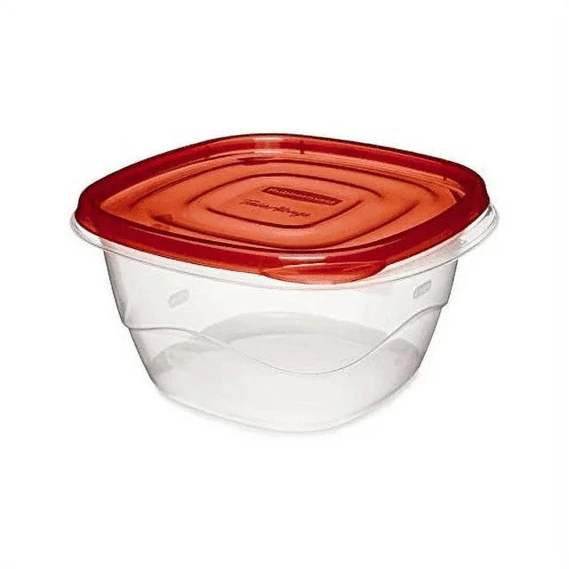 Rubbermaid TakeAlongs 5.2 Cup Deep Square Food Storage Containers, Set of 4, Red - Amado Deals - wholesale and distributors with free shipping in United States