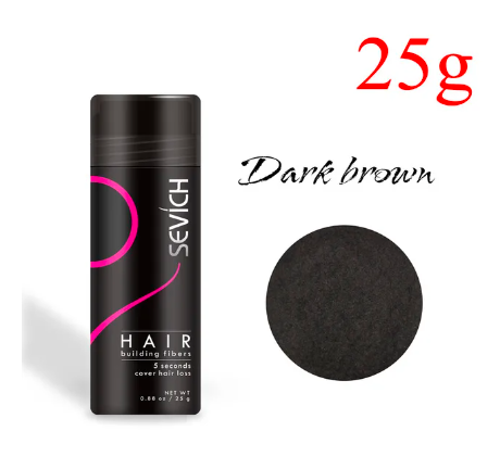 Sevich Hair Building Fiber Applicator Spray Instant Salon Hair Treatment Keratin Powders Hair Regrowth Fiber Thickening Dark brown color - Amado Deals - wholesale and distributors with free shipping in United States