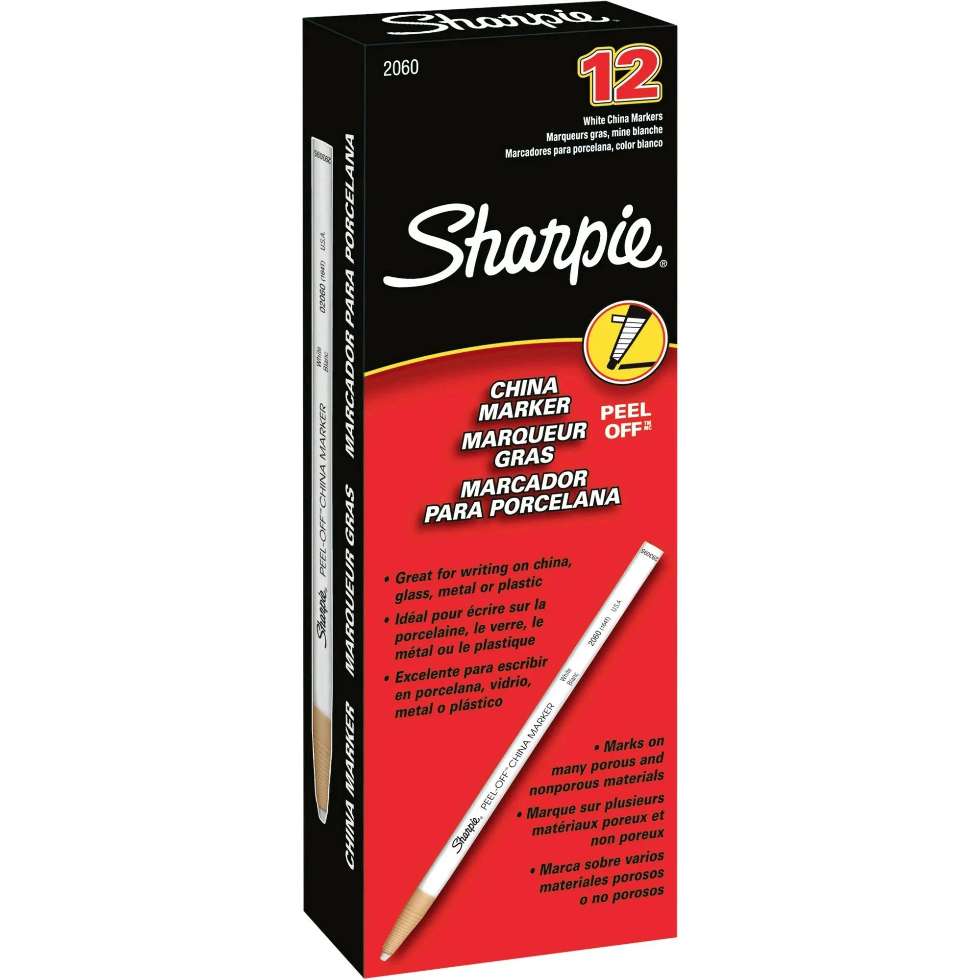 Sharpie, SAN2060, Peel-Off China Marker, 12 / Dozen - Amado Deals - wholesale and distributors with free shipping in United States