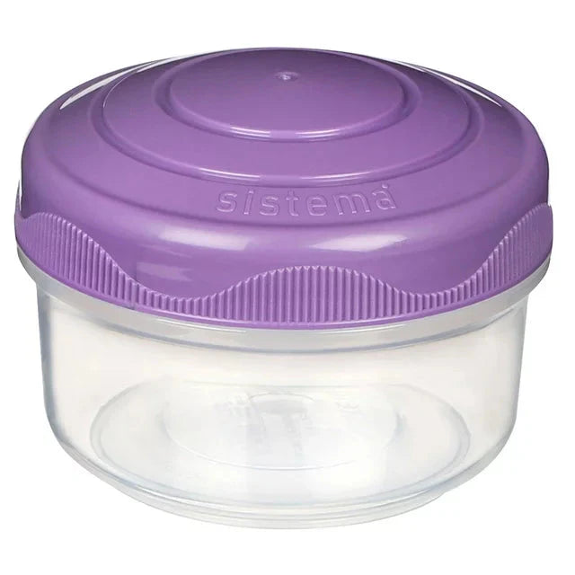 Sistema To Go, Set of 3, Mini Bites Round Food Storage Container - Amado Deals - wholesale and distributors with free shipping in United States