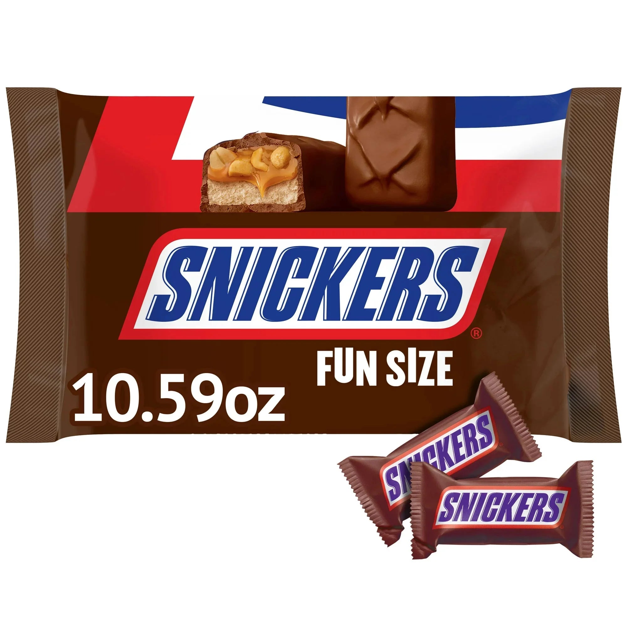 Snickers NFL Football Fun Size Chocolate Candy Bars - 10.59 oz Bag - Amado Deals - wholesale and distributors with free shipping in United States