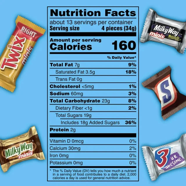 Snickers, Twix, Milky Way & More Assorted Chocolate Candy Bar - 50 Ct - Amado Deals - wholesale and distributors with free shipping in United States