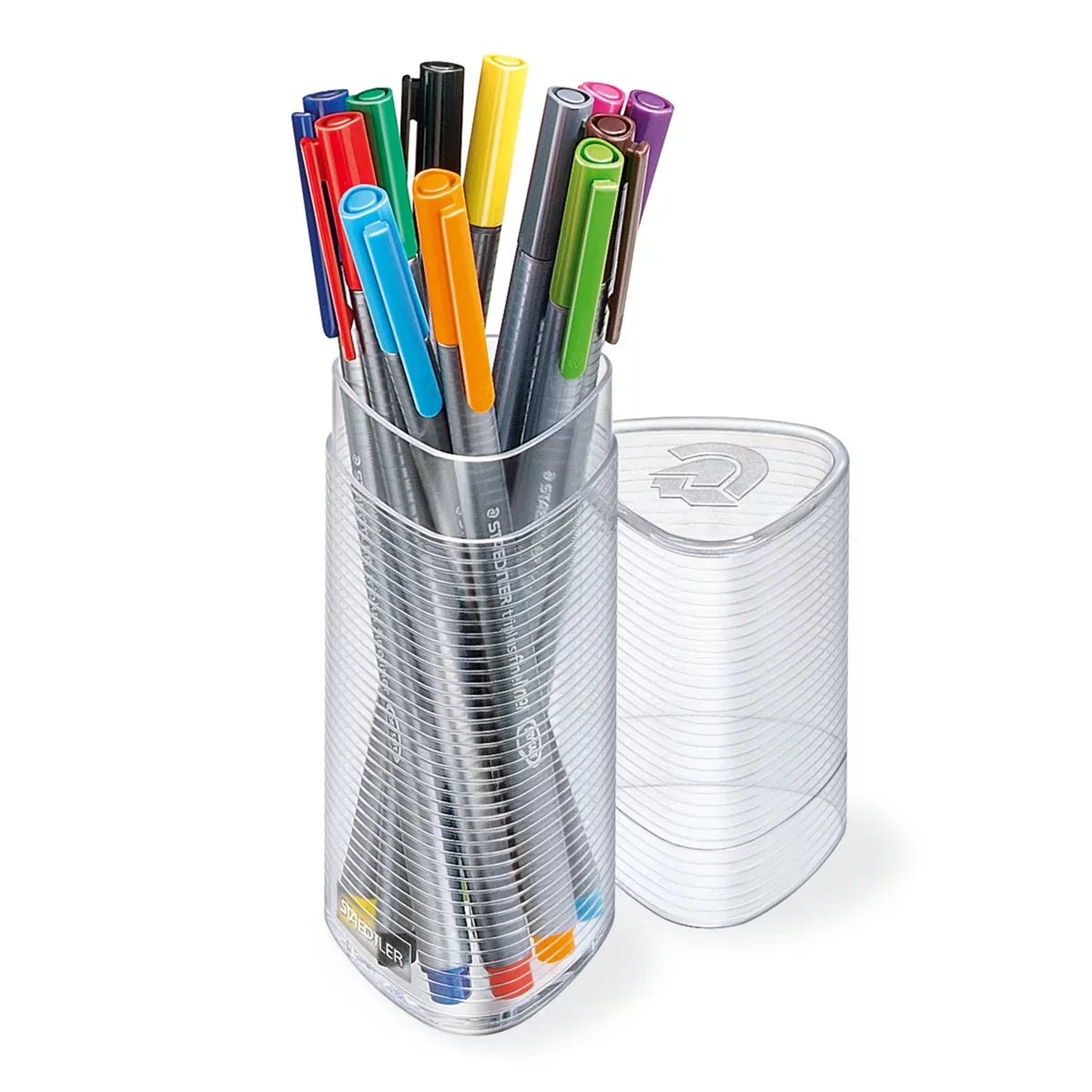 Staedtler Triplus Fineliner, Super Fine 0.3mm, Easel Case, 12 Assorted Colors - Amado Deals - wholesale and distributors with free shipping in United States