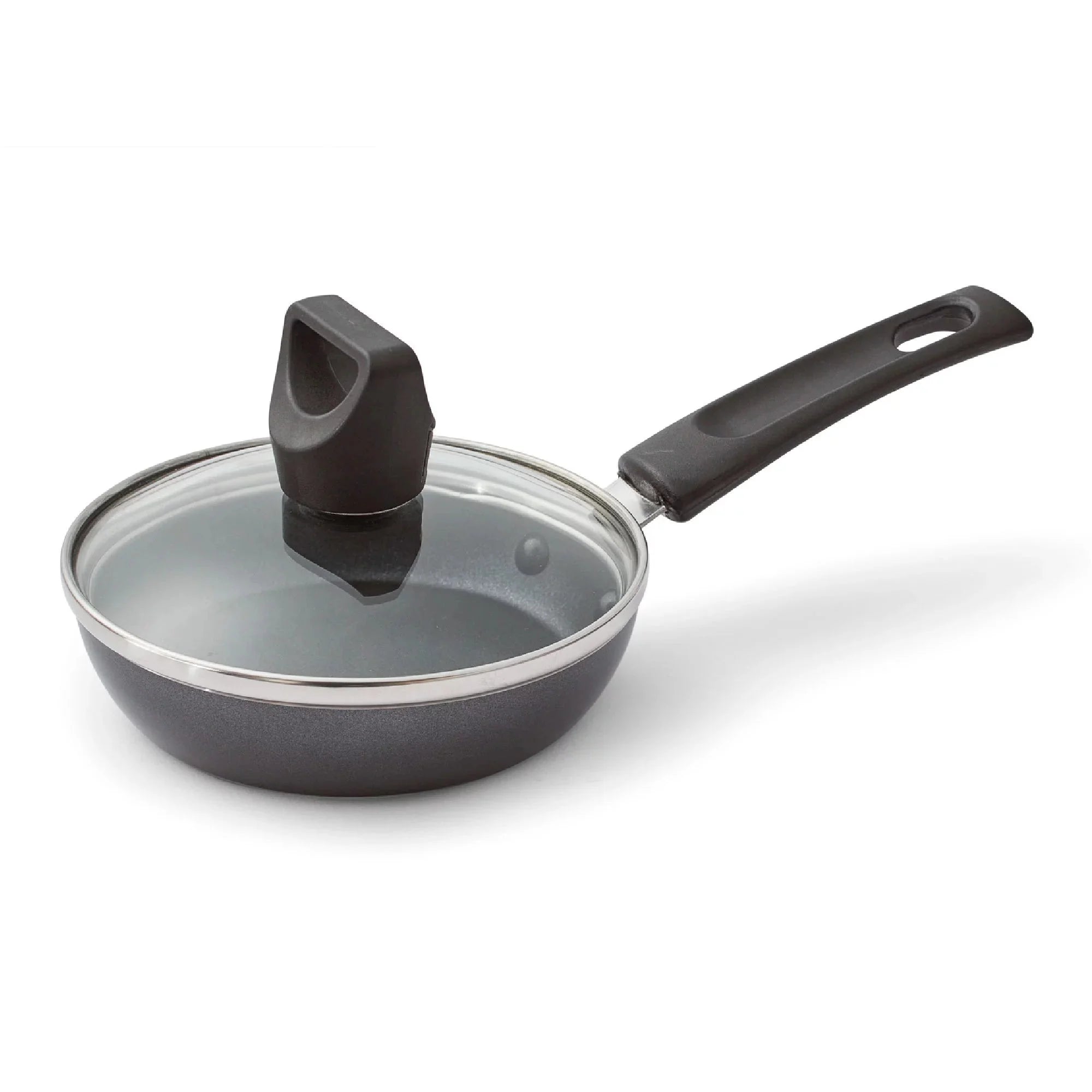 T-fal Easy Care Nonstick Cookware, Covered One Egg Wonder Fry Pan, 4.5 inch, Black - Amado Deals - wholesale and distributors with free shipping in United States