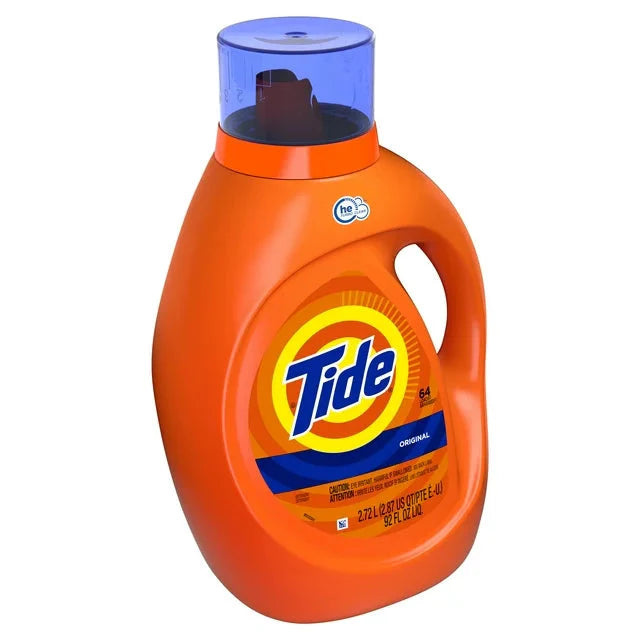 Tide Liquid Laundry Detergent, Original, 64 Loads 92 fl oz, HE Compatible - Amado Deals - wholesale and distributors with free shipping in United States