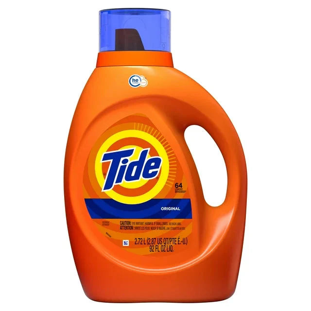 Tide Liquid Laundry Detergent, Original, 64 Loads 92 fl oz, HE Compatible - Amado Deals - wholesale and distributors with free shipping in United States