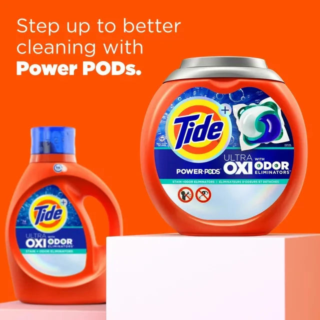Tide Ultra Oxi with Odor Eliminators Liquid Laundry Detergent, 154 fl oz., for Visible and Invisible Dirt - Amado Deals - wholesale and distributors with free shipping in United States