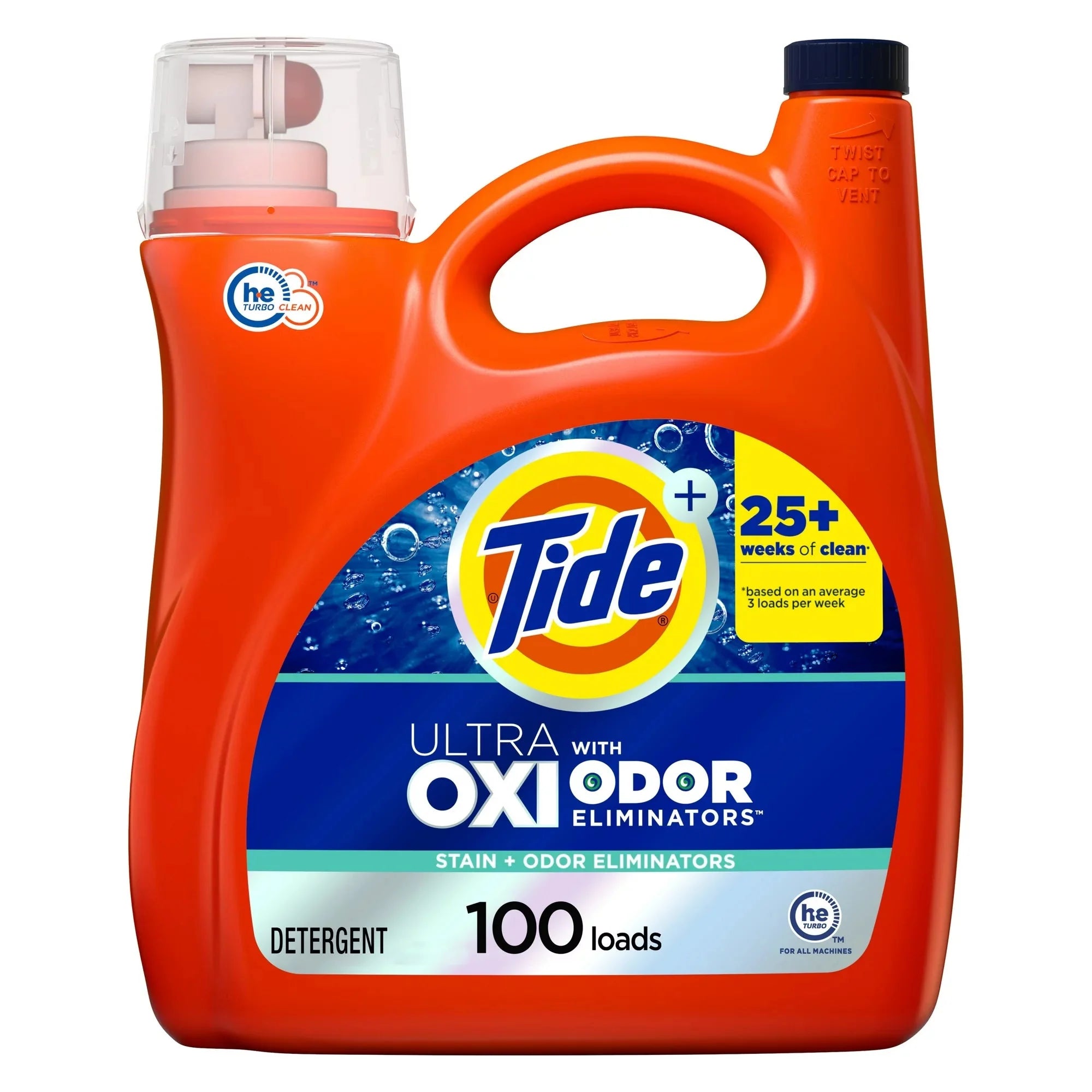 Tide Ultra Oxi with Odor Eliminators Liquid Laundry Detergent, 154 fl oz., for Visible and Invisible Dirt - Amado Deals - wholesale and distributors with free shipping in United States