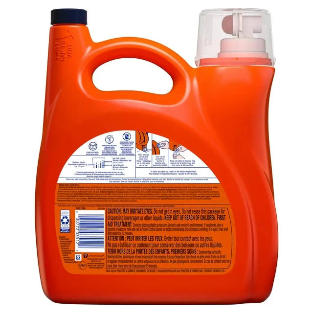 Tide Ultra Oxi with Odor Eliminators Liquid Laundry Detergent, 154 fl oz., for Visible and Invisible Dirt - Amado Deals - wholesale and distributors with free shipping in United States