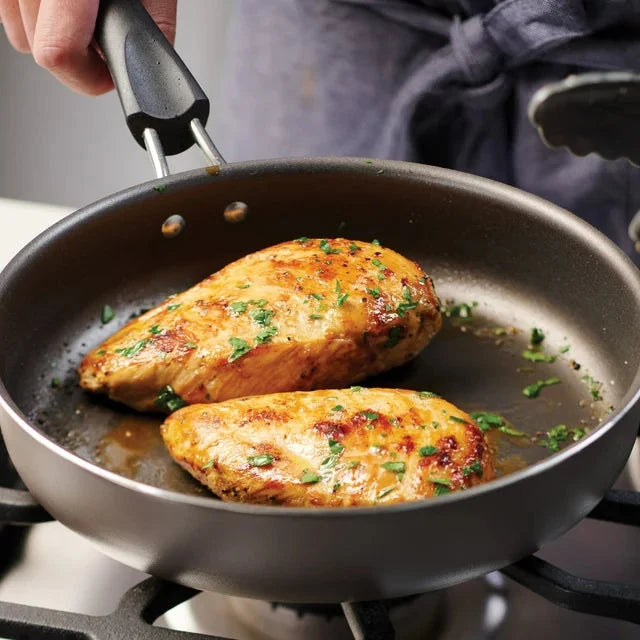 Tramontina 9-Piece Non-Stick Cookware Set, Champagne - Amado Deals - wholesale and distributors with free shipping in United States