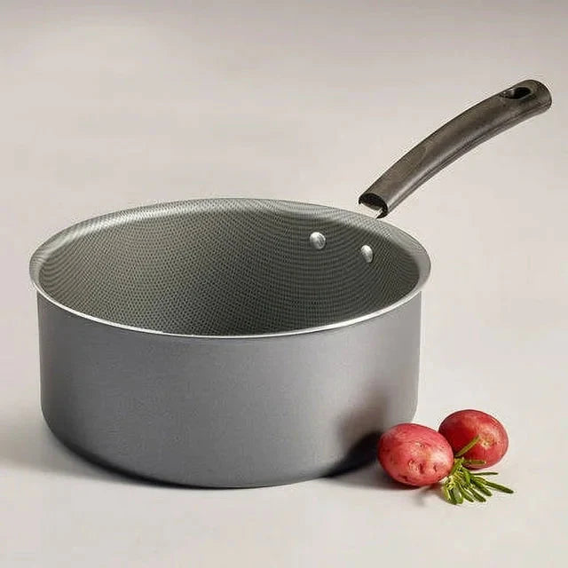 Tramontina PrimaWare 3 Quart Non-Stick Steel Gray Covered Sauce Pan - Amado Deals - wholesale and distributors with free shipping in United States