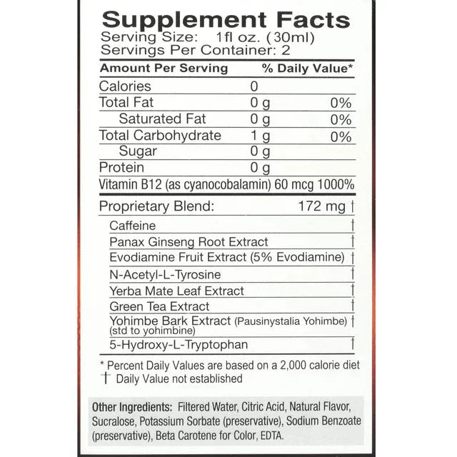 Tweaker Energy Shot, Mango Peach, 2 fl oz, 12 count - Amado Deals - wholesale and distributors with free shipping in United States
