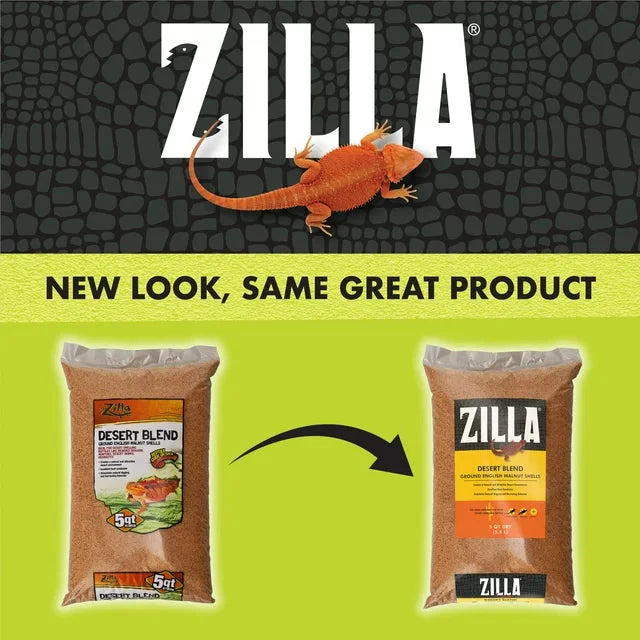 Zilla Desert Blend Ground English Walnut Shells Substrate 5 Quarts - Amado Deals - wholesale and distributors with free shipping in United States