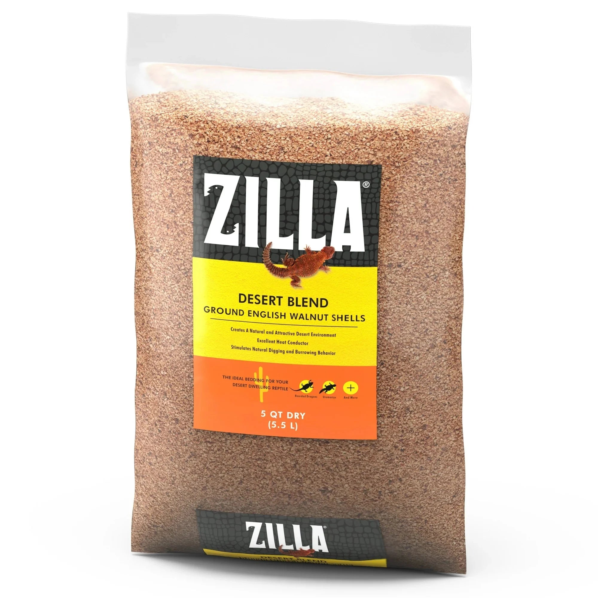 Zilla Desert Blend Ground English Walnut Shells Substrate 5 Quarts - Amado Deals - wholesale and distributors with free shipping in United States